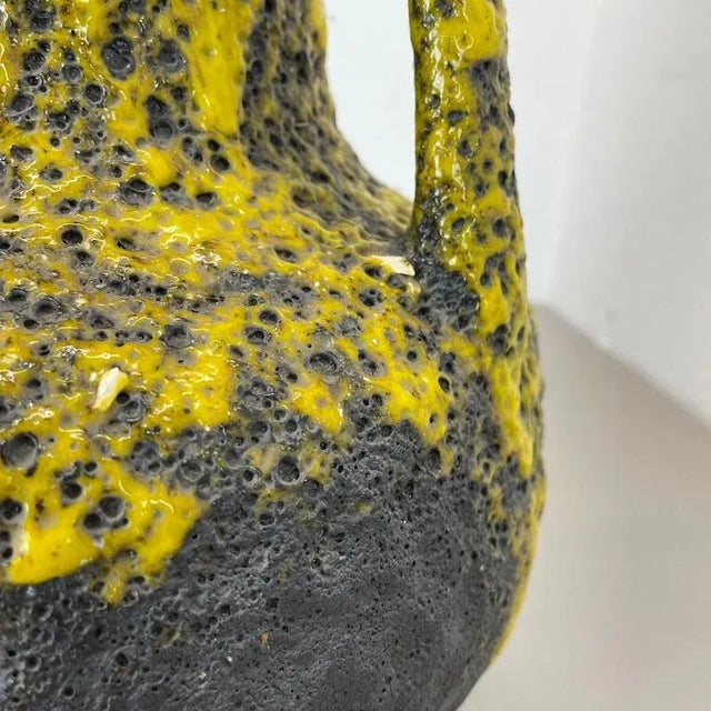 Large Fat Lava Pottery Vase from Fohr Ceramics, Germany, 1970s For Sale - Image 10 of 18