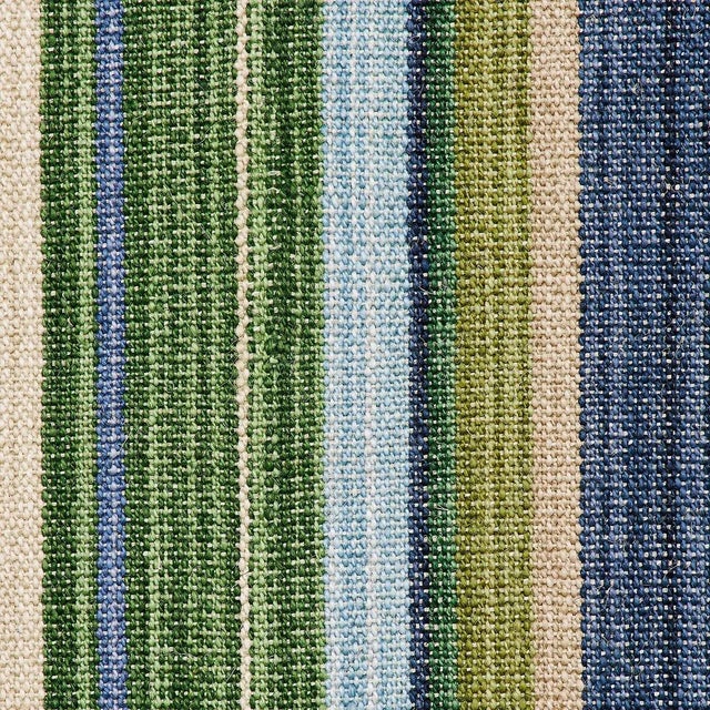 Contemporary Sample - Schumacher Nevado Fabric in Verde For Sale - Image 3 of 6