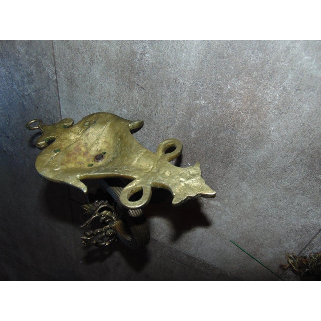 Art Deco Brass Sconce For Sale - Image 4 of 8