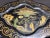 Chinoiserie Antique Chinese Black Lacquer Gilt Painted Covered Tea Box 1940s For Sale - Image 3 of 11