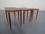 Danish Teak Nesting Tables, 1960s, Set of 3 For Sale - Image 12 of 14