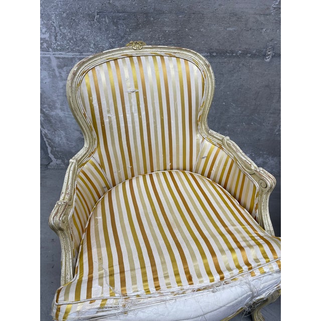 Vintage Set of French Provincial Style Armchairs For Sale - Image 12 of 15