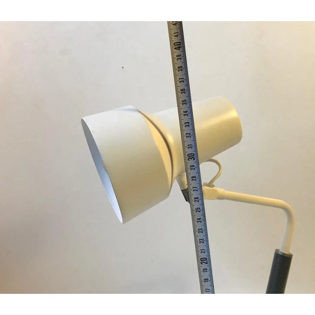 Mid-Century White Desk or Wall Lamp by Jac Jacobsen for Luxo, 1960s For Sale - Image 10 of 13