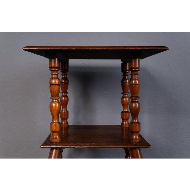 Vintage Brown Side Table For Sale - Image 9 of 12