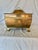 English Late 19th Century English Brass Fireplace Box For Sale - Image 3 of 12