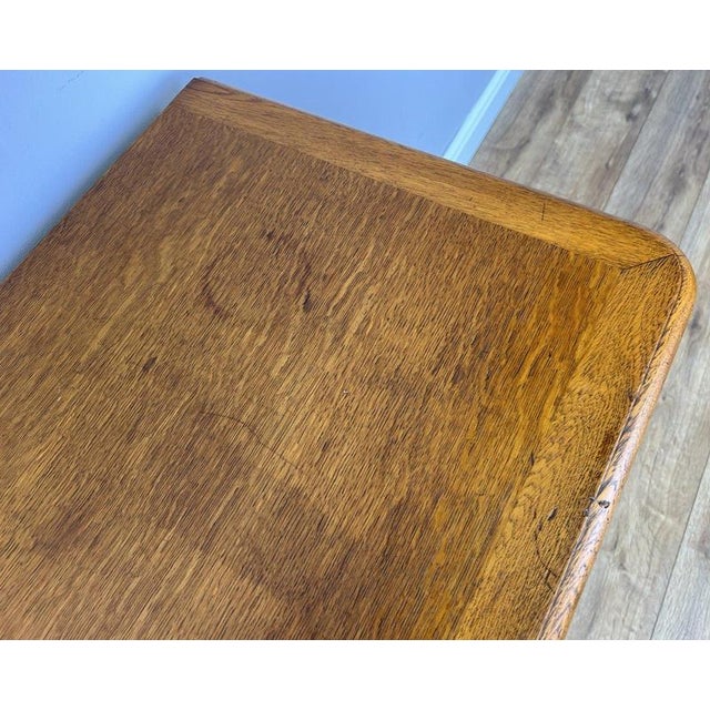 Vintage French Louis Style Oak Chest of 3 Drawers For Sale - Image 9 of 12