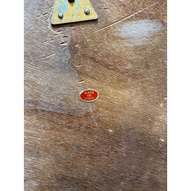 Art Nouveau Brass Wall Mirror With Scallop Shells For Sale - Image 11 of 12