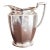1930s Hammered Nickel Silver Pitcher, Homan Plate W.m. Mount Usa For Sale