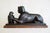 Vintage Carved Wooden Inkwell with Horus Sphinx, 1930s For Sale - Image 3 of 11