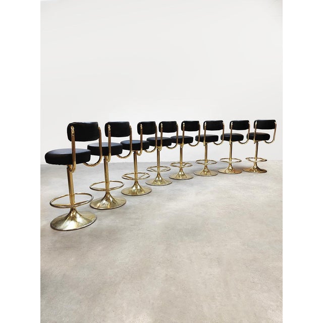 Swedish Bar Stool by Börje Johanson, 1960s, in Very Good conditions. Designed 1960 to 1969 This piece has an attribution...