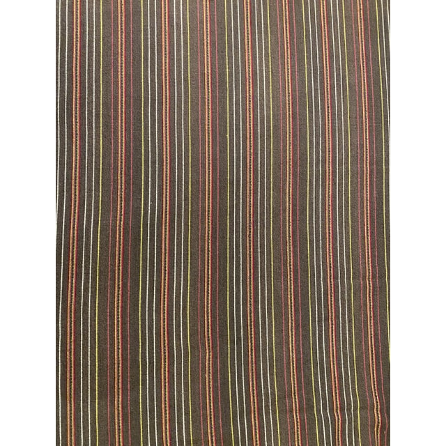 Osborne & Little's "Tabriz Bukhara" Woven Stripe Fabric - 8' Piece For Sale