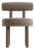 Collector Moca Chair in Boucle Brown Blue by Studio Rig For Sale