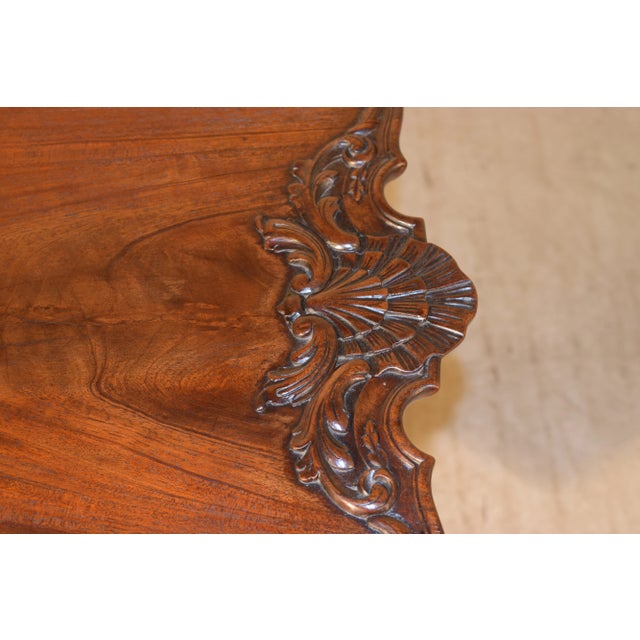 Wood 18th C Mahogany Irish Tea Table For Sale - Image 7 of 12