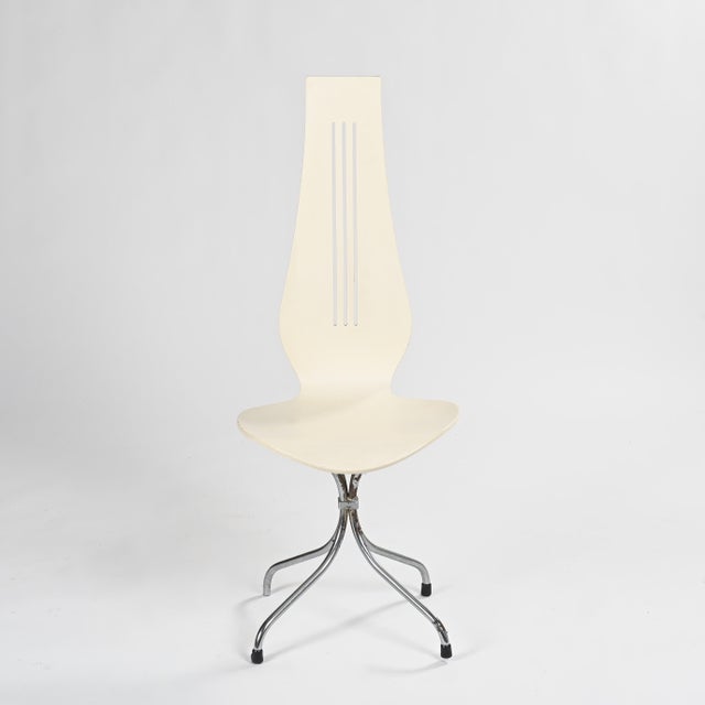 Molded Plywood M352 Lyre Chairs from Theo Häberli, 1968, Set of 2 For Sale - Image 4 of 7