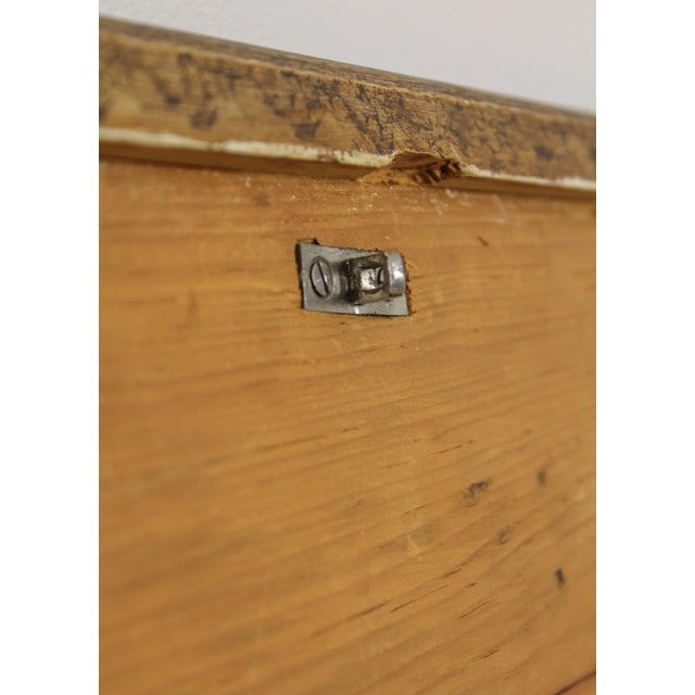 19th Century Antique American Paint Decorated Blanket Chest For Sale - Image 5 of 13