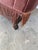 Red Art Deco Danish Mohair Lounge Chairs with Channel Back, 1940s, Set of 2 For Sale - Image 8 of 9
