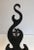 Mid-Century Modern Cast Iron and Wrought Ironandirons, French, circa 1940 - A Pair For Sale - Image 3 of 13