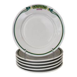 Porcelain De Paris Dessert Plates - Set of 6