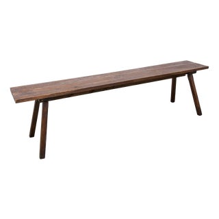 Brutalist Artisanal Bench, 1960s For Sale