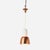 Copper Pendant Lamp by Paavo Tynell Finland, c1950s A model K2-16 pendant lamp by Paavo Tynell for Idman. The lamp has an...