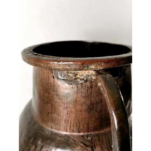 18th-Century French Polished Copper Water Container For Sale - Image 6 of 13