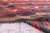 Red 1960s Southwestern Style Stripe Design Hand Knotted Oushak Kilim Area Rug For Sale - Image 8 of 10