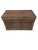 Late 19th Century Antique Chinese Red Painted Wooden Trunk For Sale - Image 5 of 12