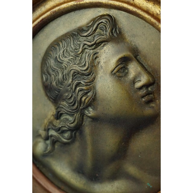 Antique Bronze Plaque Medallion by Vincenzo Gemito, 1890s For Sale - Image 4 of 18
