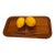 Vintage Mid-Century Modern Kalmar Designs Teak Cheese Board & Serving Tray With Original Stainless Knife For Sale