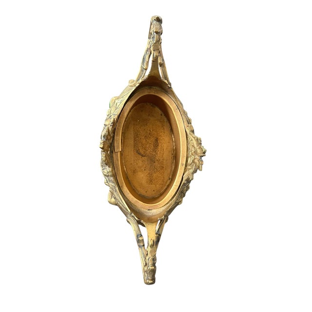 An exquisite antique Art Nouveau brass jardinière or cachepot, featuring beautifully detailed floral and foliate relief...