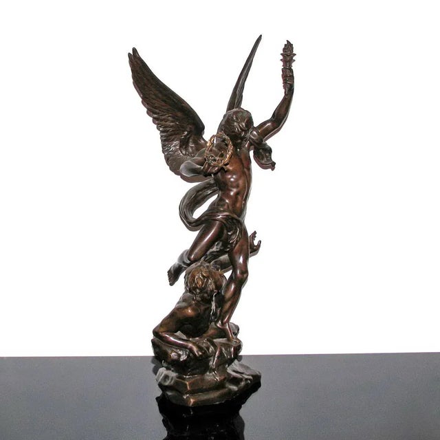 Antique Bronze Sculpture by Charles Vital-Cornu For Sale - Image 3 of 10