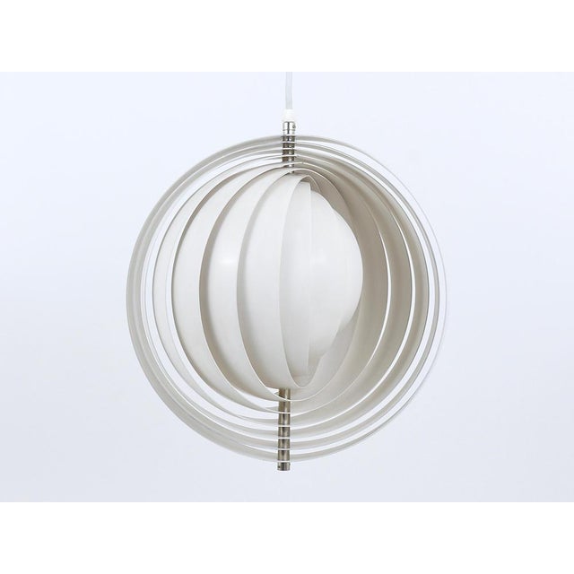 1960s White Moon Lamp by Verner Panton for Louis Poulsen, 1960s For Sale - Image 5 of 17