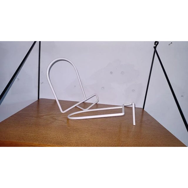 White Bookends by Nisse Strinning for String, 1960s, Set of 2 For Sale - Image 11 of 12