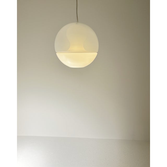Mid-Century Modern Murano Glass Pendant Light from A.V. Mazzega, Italy, 1970s For Sale - Image 3 of 8