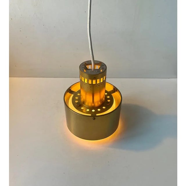 Lyfa Mid-Century Nautical Princess Margrethe Pendant Lamp by Kay Kørbing for Lyfa, 1960s For Sale - Image 4 of 10