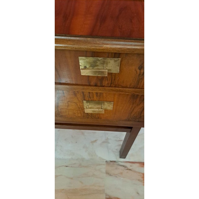 1960s Mid-Century Sideboard in Brass and Walnut, 1965 For Sale - Image 5 of 11