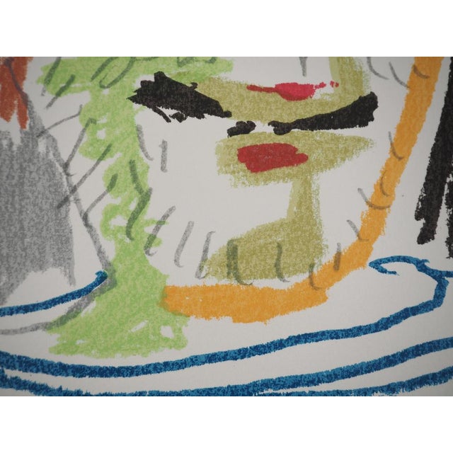 Pablo Picasso, The Taste of Happiness, Young Man with Blue Eyes, Lithograph For Sale - Image 5 of 6