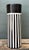 Black Vintage Original Graphic Black and White Glazed Ceramic Vase For Sale - Image 8 of 12