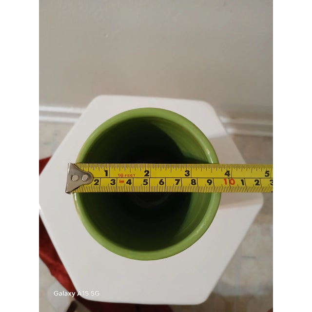 1970s Bica Hand Painted Vase For Sale - Image 5 of 9