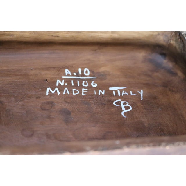 White Beautiful Vintage Mid Century Greyhound Ceramic Statue Made in Italy, Signed For Sale - Image 8 of 9