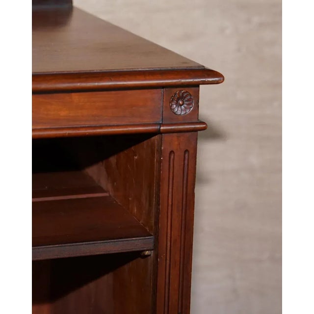 Gold Antique Victorian Hardwood Military Campaign Drinks Cabinet or Tv Stand For Sale - Image 8 of 18