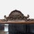 Traditional Wood Mirror With Top Carving For Sale - Image 3 of 5