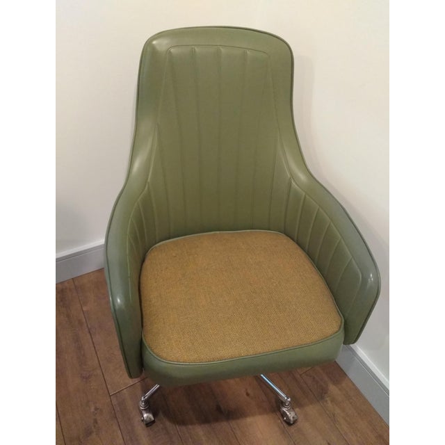 Vintage Mid Century Modern Jankso Swivel Desk Chair Chairish