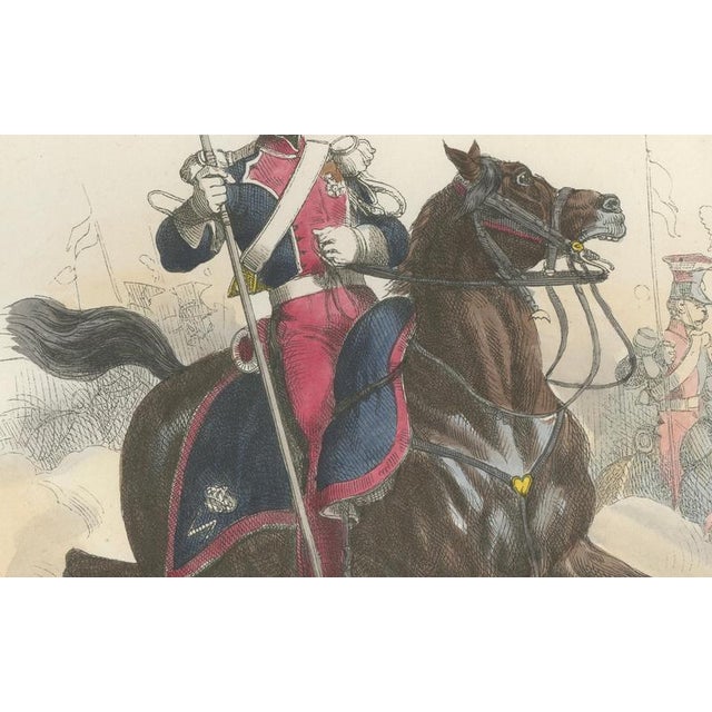 Chevau-Léger Lancer, Imperial Guard, 1843, Paper For Sale - Image 3 of 10