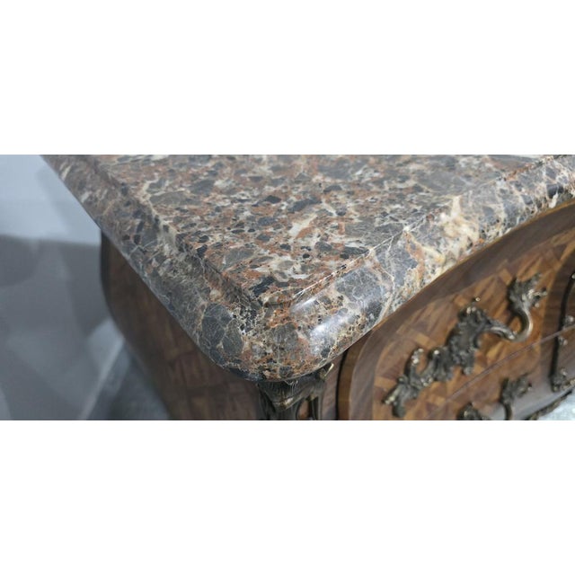 Large French Marquetry Commode For Sale - Image 9 of 14