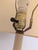 Vintage Mid-Century Modern Stiffel Brass Floor Lamp With Integrated Glass Table For Sale - Image 10 of 11