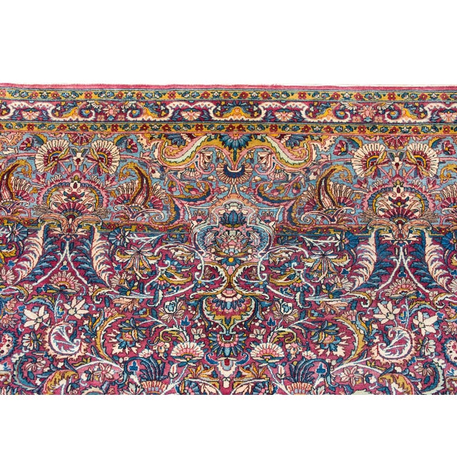 Early 20th Century Persian Kirman Rug For Sale - Image 4 of 15
