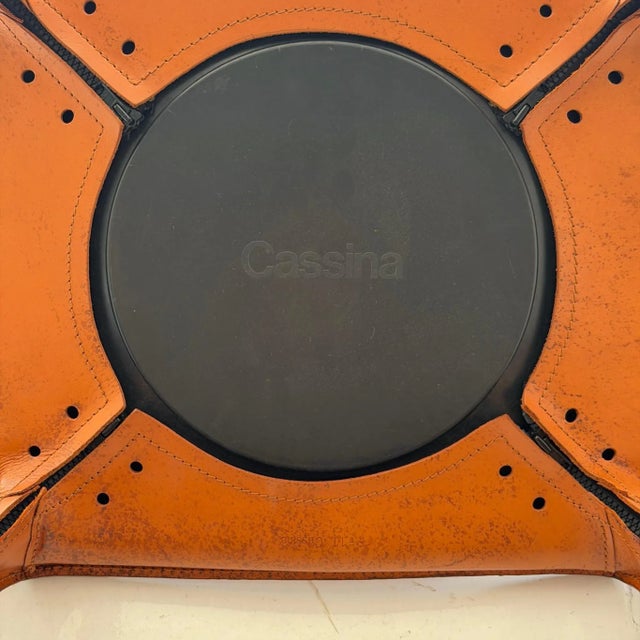 Late 20th Century Leather Cab Chairs by Mario Bellini for Cassina For Sale - Image 11 of 11