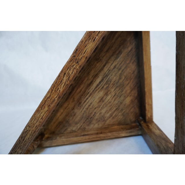 Low Beautifully Carved Wood Corner Table For Sale - Image 15 of 16