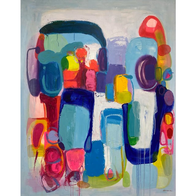 Contemporary Abstract Original Oil Painting For Sale